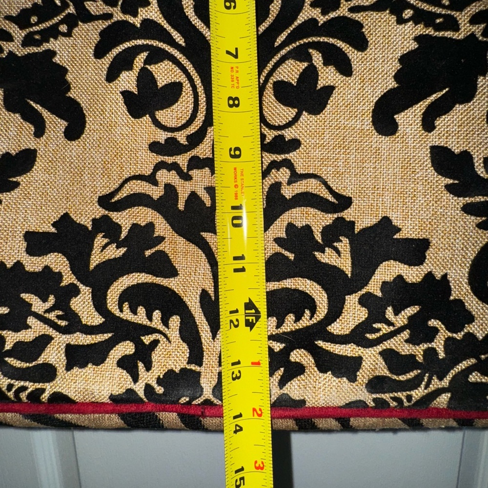 Atenti Overnighter Floral and Zebra Arabesque Carpet Bagger Bag - Picture 13 of 14